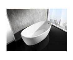 welltime Badewanne »Moon«, (4-tlg), B/T: 170/85 cm, freistehende Wanne