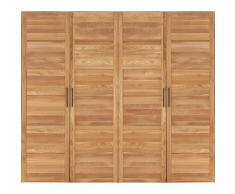 Premium collection by Home affaire Drehtürenschrank »Chamara« aus massivem Eichenholz, in unterschiedlichen Schrankbreiten erhältlich, 218 cm