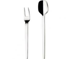 nurso Besteck-Set »Tina«, Edelstahl 18/10, (Servierbesteck), 2-teilig