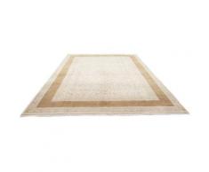 Wollteppich »Täbriz Teppich handgeknüpft beige«, morgenland, rechteckig, Höhe 10 mm