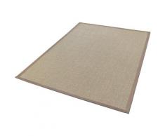 Sisalteppich »Mara S2 mit Bordüre«, Dekowe, rechteckig, Höhe 5 mm, Flachgewebe, Obermaterial: 100% Sisal, Wohnzimmer