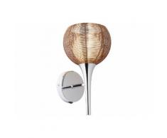 Brilliant Leuchten Wandleuchte, Relax Schalter bronze/chrom