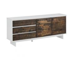 Home affaire Sideboard »Morgan«, aus massivem Kiefernholz, mit eingefrästen Griffmulden, Breite 165 cm