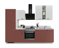 Express Küchen Küchenzeile »Bari«, ohne E-Geräte, mit Soft-Close-Funktion und Vollauszug, vormontiert, Breite 280 cm