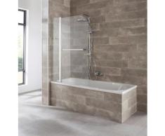 welltime Badewannenaufsatz »Mataro«, Einscheibensicherheitsglas, (2 tlg), BxH: 100x140cm