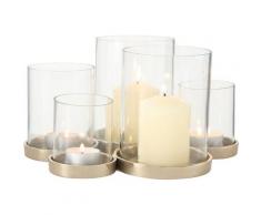 BOLTZE Windlicht »Myra«, aus Glas und Metall