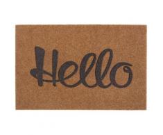Fußmatte »Hello cosy«, my home, rechteckig, Höhe 10 mm, Fussabstreifer, Fussabtreter, Schmutzfangläufer, Schmutzfangmatte, Schmutzfangteppich, Schmutzmatte, Türmatte, Türvorleger, mit Spruch, In- und Outdoor geeignet, Kokos-Optik