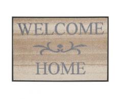 Fußmatte »Welcome Home«, wash+dry by Kleen-Tex, rechteckig, Höhe 7 mm, Schmutzfangmatte, mit Spruch, In- und Outdoor geeignet, waschbar