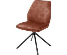 MCA furniture Esszimmerstuhl »Ottawa« (Set, 2 Stück), Vintage Veloursoptik mit Keder, Stuhl belastbar bis 120 Kg
