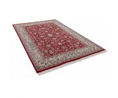 Orientteppich »Benares Isfahan«, THEKO, rechteckig, Höhe 12 mm, reine Wolle, handgeknüpft, mit Fransen, Wohnzimmer