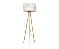 SPOT Light Stehlampe »Cindirella«, Hochwertiger Textilschirm, Dreibein aus Massivholz, Naturprodukt, nachhaltig FSC®-zertifiziert, geeignet für LM E27 - exklusive, Made in Europe.