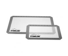 STONELINE Backmatte, Silikon (Set, 2-tlg), Glasfaser mit Silikonbeschichtung