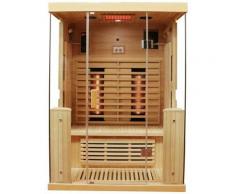 Dewello Infrarotkabine »Kingston«, BxTxH: 135 x 105 x 190 cm, 50 mm, für bis zu 2 Personen