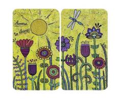 Maximex Herd-Abdeckplatte »Choose to Shine«, Glas, (Set, 2 tlg), für alle Herdarten, 52x30 cm