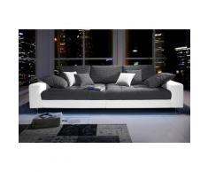 Nova Via Big-Sofa »Tobi«, wahlweise mit Kaltschaum (140kg Belastung/Sitz) und RGB-LED-Beleuchtung