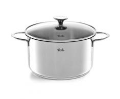 Fissler Topf-Set »copenhagen«, Edelstahl 18/10, (Set, 8-tlg), Induktionsgeeignet, Töpfe mit Glasdeckel, backofen-geeignet,Mess-Skala