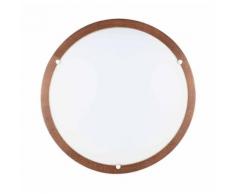 SPOT Light Deckenleuchte »Frida«, wertiger Schirm aus Glas, Baldachin aus Massivholz, Made in Europe, Passende E27