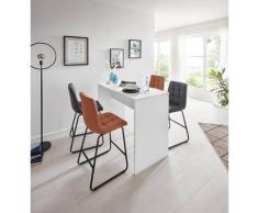 INOSIGN Hochstuhl »Fionn« (Set, 2 Stück), mit schwarzem Metallgestell, in verschiedenen Farbvarianten enthältlich, Sitzhöhe 65 cm