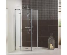 Dusbad Eckdusche »Dusbad Vital 1«, BxT: 120x112,5 cm, Einscheibensicherheitsglas, 2-tlg., Drehtür rechts, Breite: 1200mm, mit Seitenwand, Breite: 1125mm