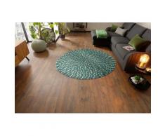 Wollteppich »Maja«, Home affaire, rund, Höhe 22 mm, reine Wolle, Filzkugel-Teppich, Wohnzimmer