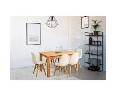 Home affaire Essgruppe »Ben«, (Set, 7-tlg), bestehend aus 6 Stühlen und 1 Esstisch, Breite des Esstisches 160 cm