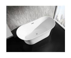 welltime Badewanne »Spring«, (4-tlg), B/T: 168/85 cm, freistehende Wanne