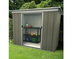 YARDMASTER Gerätehaus »Brandenburg 64TPZ Set«, BxT: 198x119 cm, (Set, mit Bodenrahmen)
