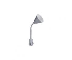 Paulmann LED Klemmleuchte »Steckerleuchte Junus E14 grau Flexarm«