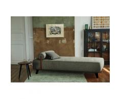 TOM TAILOR Daybett »NORDIC DAYBED PURE«, inklusive Kissenrolle & Lederband, wahlweise mit Bettkasten, Füße schwarz