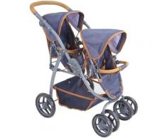 Knorrtoys® Puppen-Zwillingsbuggy »Milo - Dark Blue«