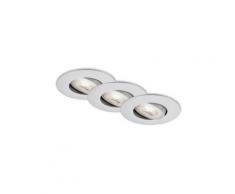Briloner Leuchten LED Einbauleuchte »7048-034«, Einbauleuchte SET schwenkbar + dimmbar IP23 Ø 9cm