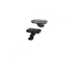 LED Blinker Stripe, schwarz, mit Halter Highsider