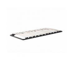 Lattenrahmen Pappelholz Metall 90 x 200 cm 24 Federleisten für Einzelbett Kinderzimmer
