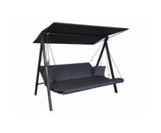 Hollywoodschaukel Lounge Zip anthrazit