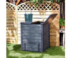 Komposter Thermo Wood 600 l, mit Bodengitter, anthrazit