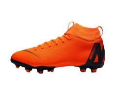 NIKE Jungen Fußballschuhe Rasen / Kunstrasen Jr. Superfly 6 Academy (MG), Größe 35 ½ in TOTAL ORANGE/WHITE-TOTAL ORANG
