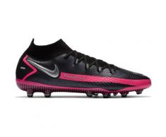 NIKE Herren Fußballschuhe Kunstrasen Phantom GT Elite DF AG-PRO, Größe 42 in BLACK/METALLIC SILVER-PINK BLAST