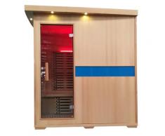 Infrarotkabine HWC-D49, Infrarotsauna Wärmekabine, Musik LED Sicherheitsglas Sauerstoff ~ Variantenangebot