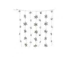 Pureday LED-Vorhang Schneeflocken