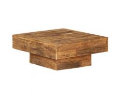 vidaXL Couchtisch Recyceltes Massivholz 70 x 70 x 30 cm