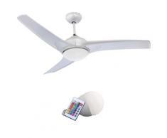 LED RGB 7 Watt Decken Ventilator 3 Stufen Gästezimmer Lampe Farbwechsler Dimmer EEK A