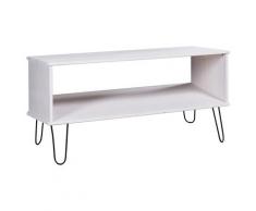 vidaXL Couchtisch New York Range Weiß Massivholz Kiefer