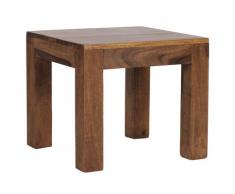 WOHNLING Sheesham MUMBAI Couchtisch Massiv 45 cm Massivholz Beistelltisch Tisch Neu