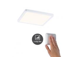 Paulmann LED Einbau Panel Areo VariFit IP44 Warmweiß 3-Stufen-dimmbar 175x175mm eckig incl. 1x13 Watt Deckenleuchte Weiß Kunststoff 3000 K 93053