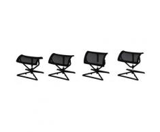 AMSTYLE LEGpro Ottoman Beinauflage für Chefsessel, Fußauflage einstellbar NEU
