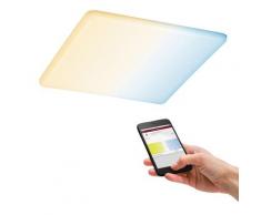 Paulmann LED Einbau Panel Areo VariFit IP44 Warmweiß Zigbee Tunable White 215x215mm eckig incl. 1x17 Watt Deckenleuchte Kunststoff 3000 K 95385