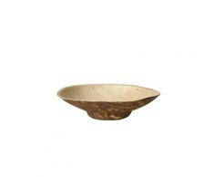 Papstar 500 Biologisch abbaubare und nachhaltige Fingerfood - Schalen, Bambus pure rund 50 ml Ø 8,5 cm · 2 cm