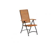 Merxx Schlossgarten Set 5tlg., Tisch 100 (150)x90, Klappsessel