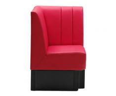 Sitzbank Safran Eckverbindung Rot Restaurant Esszimmer Bar Lounge Küche Bistro G