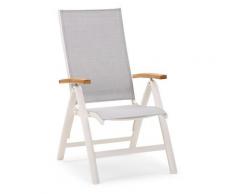 BEST Klappsessel Cavalese weiss/Teak 47762000